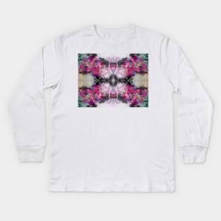 Abstract Floral Pattern Kids Long Sleeve T-Shirt